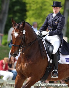Rozzie Ryan and GV Bullwinkle at the 2012 CDI Compiegne in France :: Photo © Astrid Appels