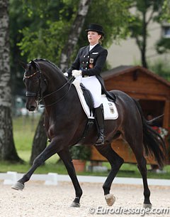 Florine Kienbaum and Don Windsor at the 2012 European Young Riders Championships in Berne (SUI) :: Photo © Astrid Appels