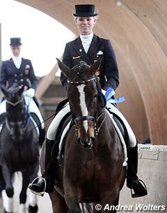 Annabel Frenzen on Donnerboy, a Rhinelander stallion by Donnerruf x Circus.