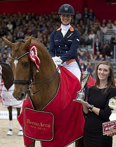 Adelinde Cornelissen and Parzival win the 2012 Lyon World Cup Qualifier :: Photo © Kit Houghton