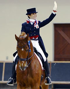 Yuko Kitai and Golden Coin win the 2012 Japanese Dressage Championships