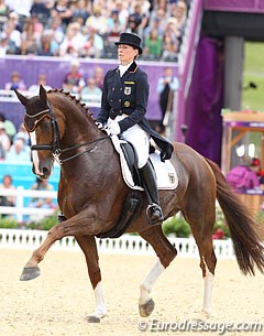Anabel Balkenhol and Dablino at the 2012 Olympic Games :: Photo © Astrid Appels