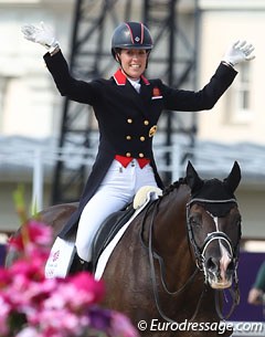 Charlotte Dujardin on Valegro at the 2012 Olympic Games :: Photo © Astrid Appels