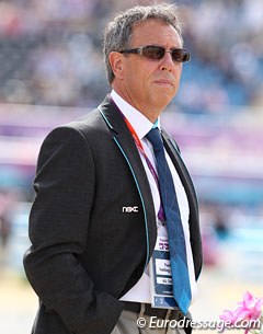 O-judge Wim Ernes at the 2012 Olympic Games :: Photo © Astrid Appels