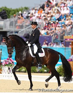 Steffen Peters and Ravel in the Kur to Music at the 2012 Olympic Games :: Photo © Astrid Appels