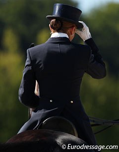 A dressage rider at the 2012 CDI Perl :: Photo © Astrid Appels