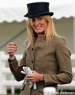 Horse & Country's Jenny Rundall wearing Carl's top hat