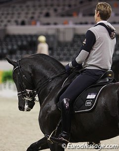 Edward Gal schooling Undercover (by Ferro x Donnerhall) at the 2012 World Cup Finals in Den Bosch