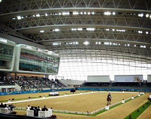 The Al Shaqab indoor arena in Doha, Qatar