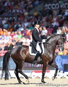 Edward Gal and Undercover would have benefit the most of the new piaffe coefficient had it already been in place at the 2013 European Dressage Championships :: Photo © Astrid Appels