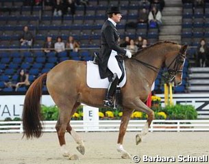 Ulla Salzgeber and Herzruf's Erbe were second in the German Masters