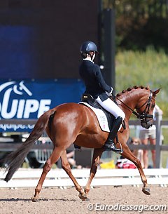 Luxembourg's Nina Penning on her very elegant and lightfooted Ine