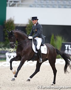 Jordi Domingo Coll took Statesman from young horse level all the way up to Grand Prix himself