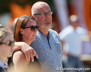 Spectators watching the Grand Prix at the 2017 CDI Roosendaal