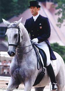 Guenter Seidel and Graf George at the 1998 Festival of Champions :: Photo © Mary Phelps