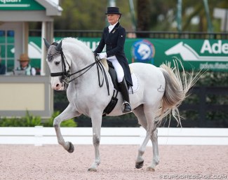 Janne Rumbough and Junior at the 2015 CDI Wellington :: Photo © Astrid Appels