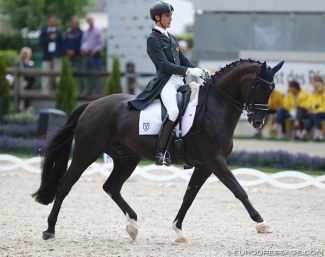 Juan Matute Guimon and Dhannie at the 2017 CDIO Aachen :: Photo © Astrid Appels