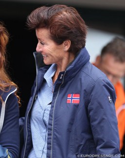 Kristin Andresen at the 2017 European Young Riders Championships :: Photo © Astrid Appels