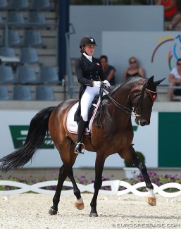 Victoria Vallentin and Select Ecco at the 2014 CDIO-U25 Aachen :: Photo © Astrid Appels