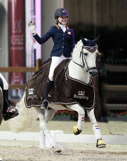 Micky Schelstraete and Elin's Noncisdador at the 2018 CDI Lier :: Photo © Astrid Appels