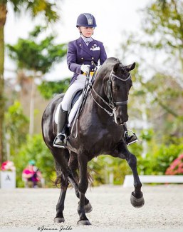 Janine Little and Ebony make an impression in Florida this season :: Photo © Joanna Jodko