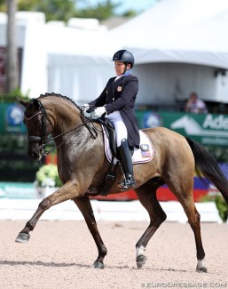 Shelly Francis and Danilo at the 2018 CDI Wellington :: Photo © Astrid Appels