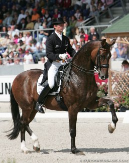 Martin Schaudt and Weltall at the 2005 CDIO Aachen :: Photo © Astrid Appels