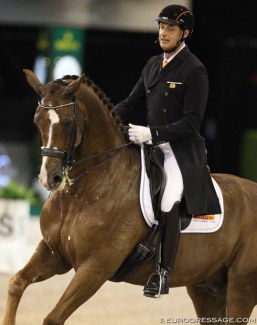Patrick van der Meer and Zippo at the 2018 CDI-W 's Hertogenbosch :: Photo © Astrid Appels