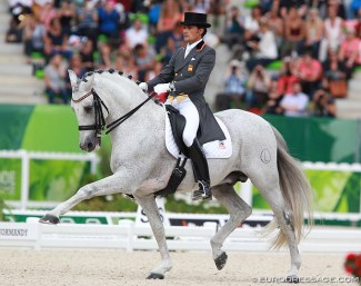 Jose Antonio Garcia Mena and Norte at the 2014 World Equestrian Games :: Photo © Astrid Appels