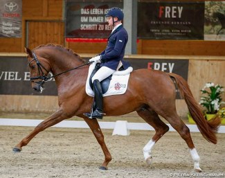 Matthias Rath and Destacado at the 2018 CDI Wiener Neustadt at the end of March :: Photo © Petra Kerschbaum