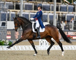 Charlotte Dujardin and Mount St. John Freestyle at the 2018 CDI Windsor :: Photo © Peter Nixon