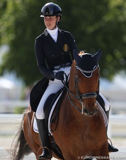 Flore de Vos and Catcher at the 2018 CDIO Compiègne :: Photo © Astrid Appels
