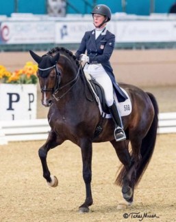 Sabine Schut-Kery and Sanceo at the 2018 CDI-W Del Mar :: Photo © Terri Miller