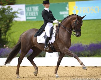 Briana Burgess and Sissi at the 2017 CDI Fritzens, the last Australian WEG Nominated Event :: Photo © Astrid Appels