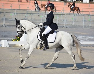 Alexandre Cheret on Butterfly Dew Drop at the 2018 French Pony Championships :: Photo © Poney As