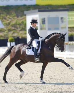 Severo Jurado Lopez and Deep Impact at the 2018 CDIO Uggerhalne :: Photo © Astrid Appels