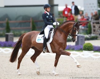 Ingrid Klimke and Geraldine at the 2016 CDIO Aachen : Photo © Astrid Appels