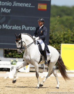 Juan Antonio Jiménez Cobo and Euclides MOR at the 2018 CDI Leudelange :: Photo © Astrid Appels