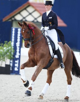 Fabienne Lutkemeier and D'Agostino at the 2018 CDI Hagen :: Photo © Astrid Appels
