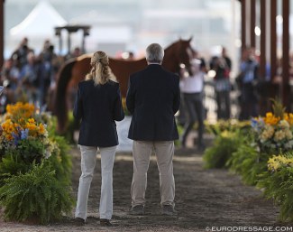 The horse inspection at the 2018 World Equestrian Games :: Photo © Astrid Appels