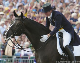 Kyra Kyrklund and Max at the 2009 European Championships in Windsor :: Photo © Astrid Appels