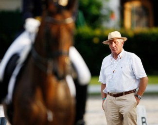 Dressage Trainer Klaus Balkenhol at work :: Photo © Thomas Holbecher