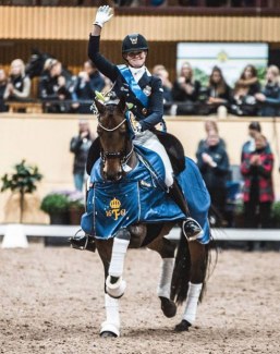 Malin Nilsson and Foreign Affair at the 2018 CDI Flyinge :: Photo © Filip Gustafsson