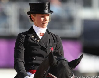 Agnete Kirk Thinggaard at the 2017 European Dressage Championships :: Photo © Astrid Appels