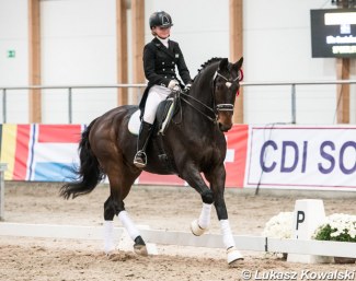 Elin Gustafsson and Sportlife at the 2018 CDI Sopot :: Photo © Lukasz Kowalski