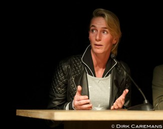 Imke Schellekens-Bartels at the 2015 Global Dressage Forum :: Photo © Dirk Caremans