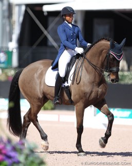 Anna Buffini and Sundayboy at the 2017 CDI Wellington :: Photo © Astrid Appels