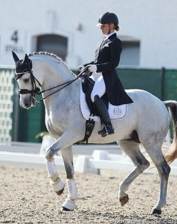 Katrien Verreet competing at the 2018 Aachen Dressage Days :: Photo © Astrid Appels