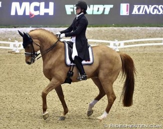 Cathrine Dufour and Atterupgaards Cassidy at their come back at the 2019 CDI Herning :: Photo © Ridehesten