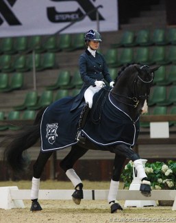 Charlotte Fry and Everdale win the Under 25 Classes at the 2019 CDI Lier :: Photo © Astrid Appels